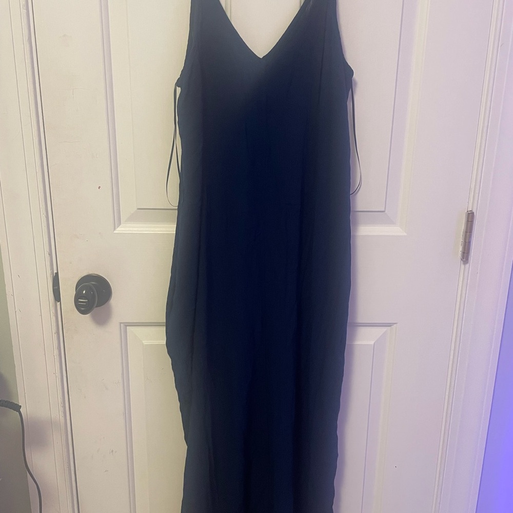 NWT Lovestitch Navy Maxi Dress Size M/L - Picture 2 of 4